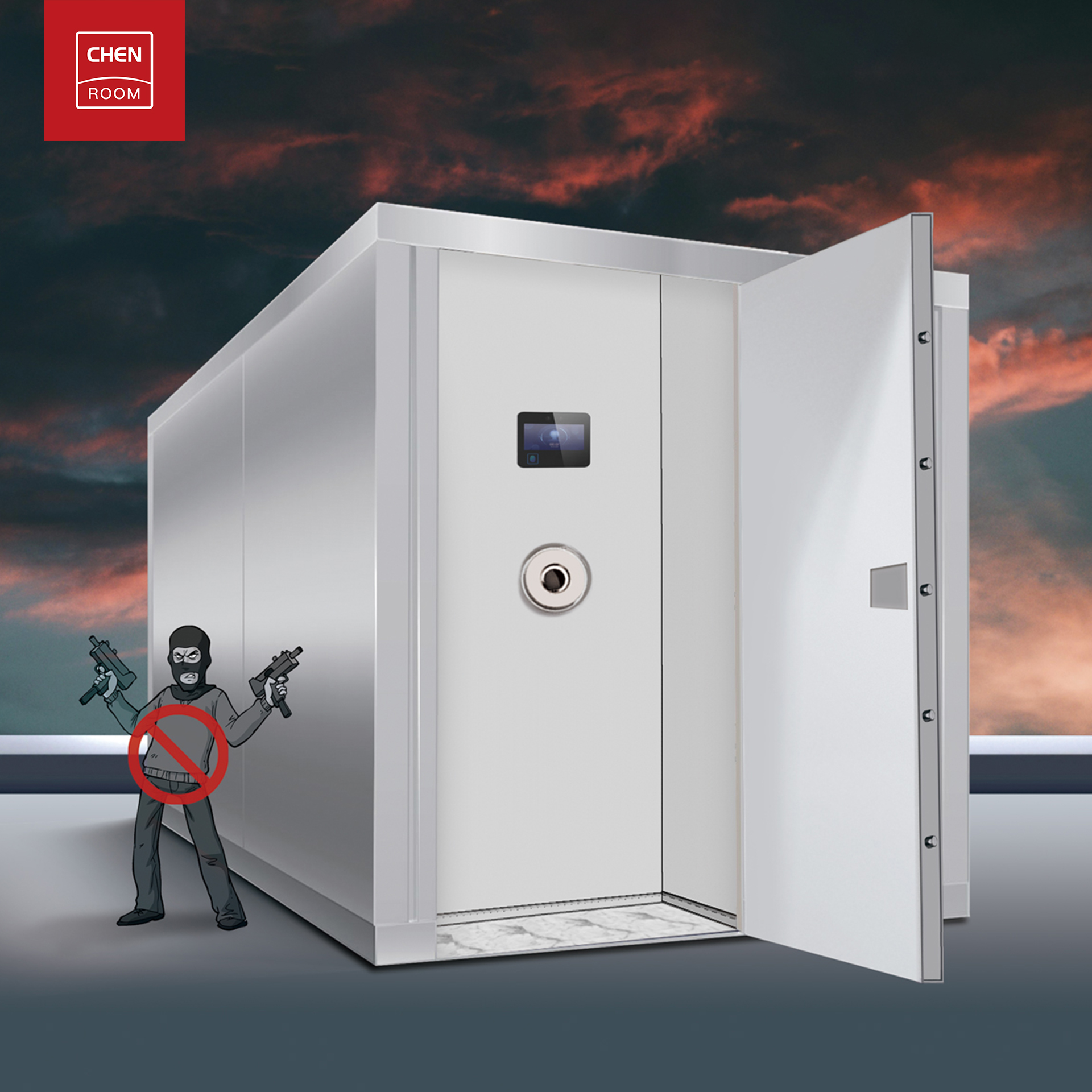 Chenroom Safty House V6 (≈6.89m²)  For Sale From China